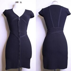 Revolve Stretta Black Bodycon Mini Dress - Small